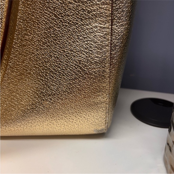 Kate Spade Wellesley Gold tote around 9.5"x 12"x 4.5" - Picture 8 of 11